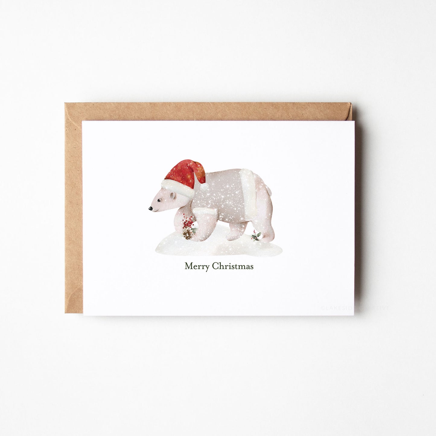 Polar Bear Christmas Card