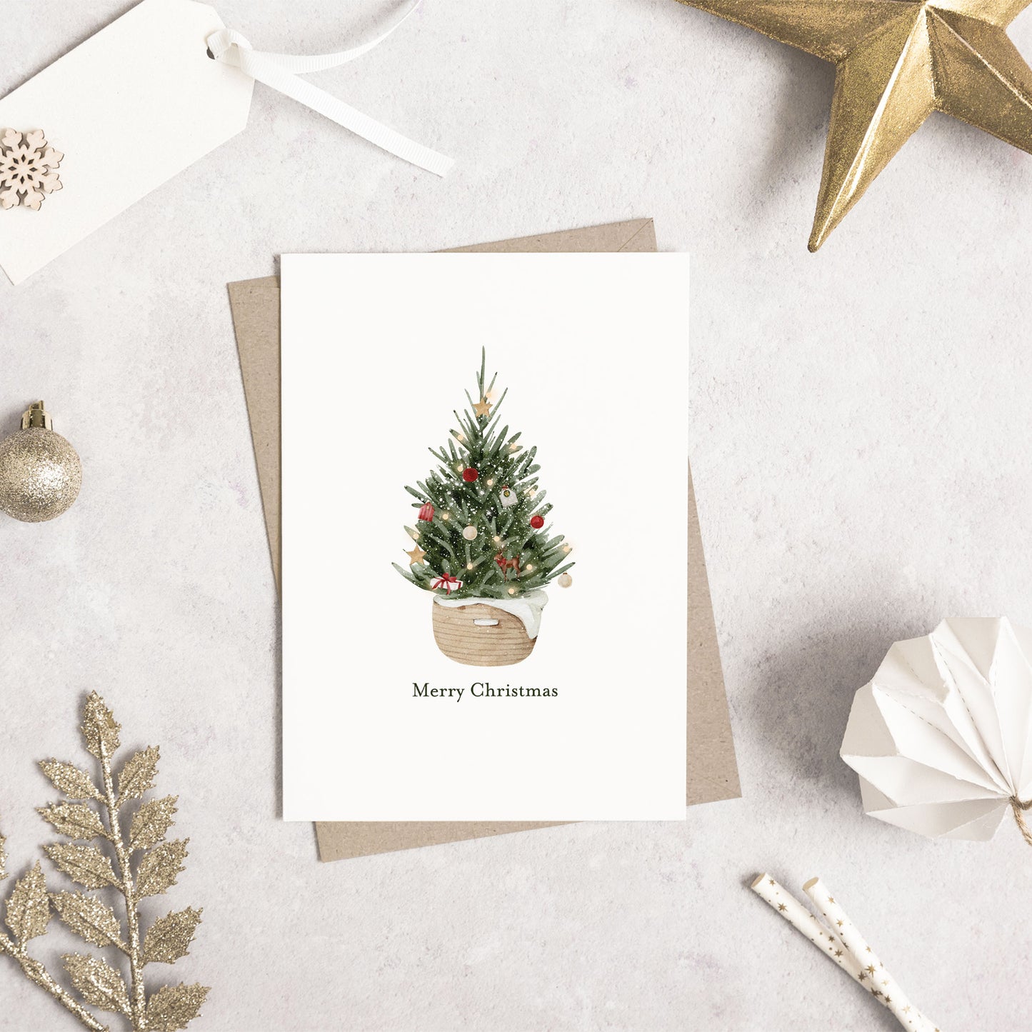 Greeting Card Pack of 10 - 5 designs per pack - Happy Birthday, Love Heart, Father's Day, Mother's Day, Christmas Tree