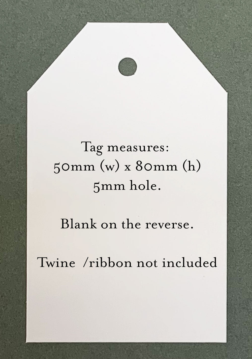 Christmas Tree Gift Tags - Pack of 6