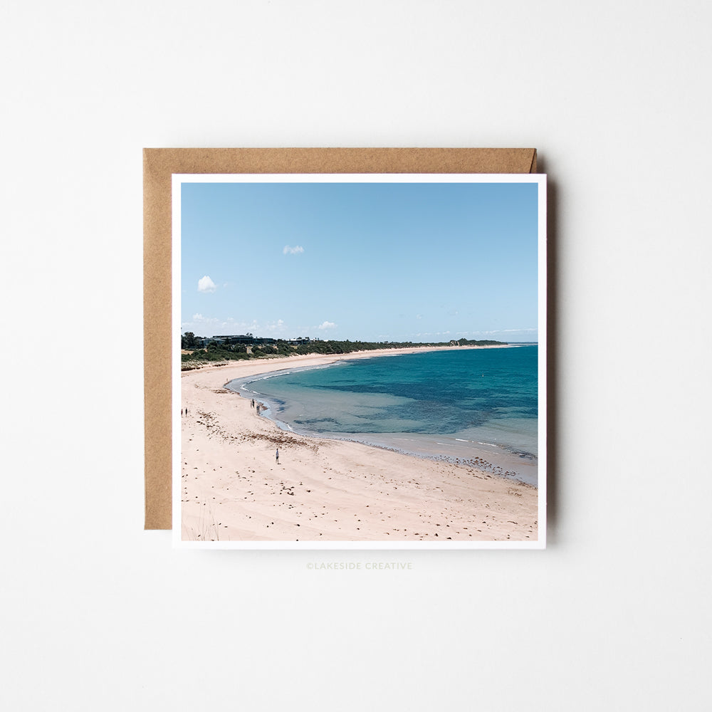 Torquay Beach Card | Fishermans Beach Photography | Surf Coast, Victoria, Australia