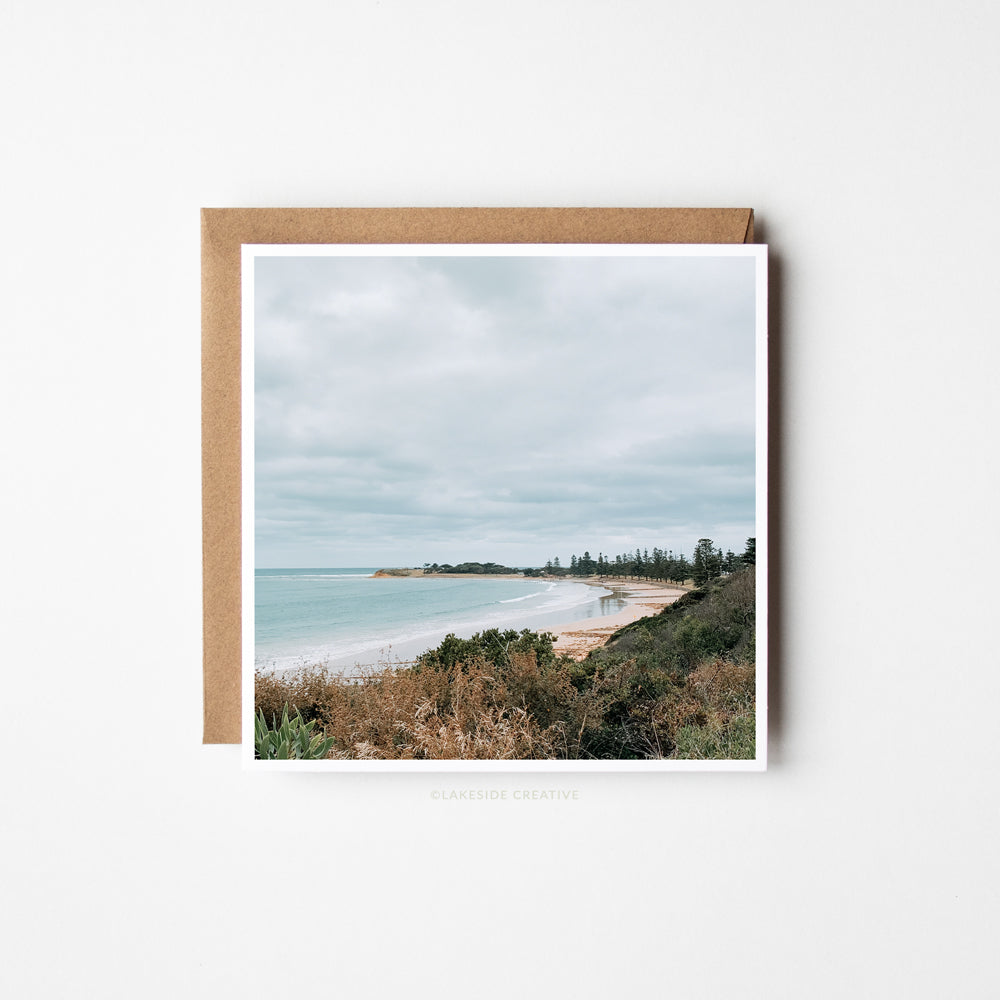 Torquay Front Beach Card | Art Card | Torquay Victoria Surf Coast Australia