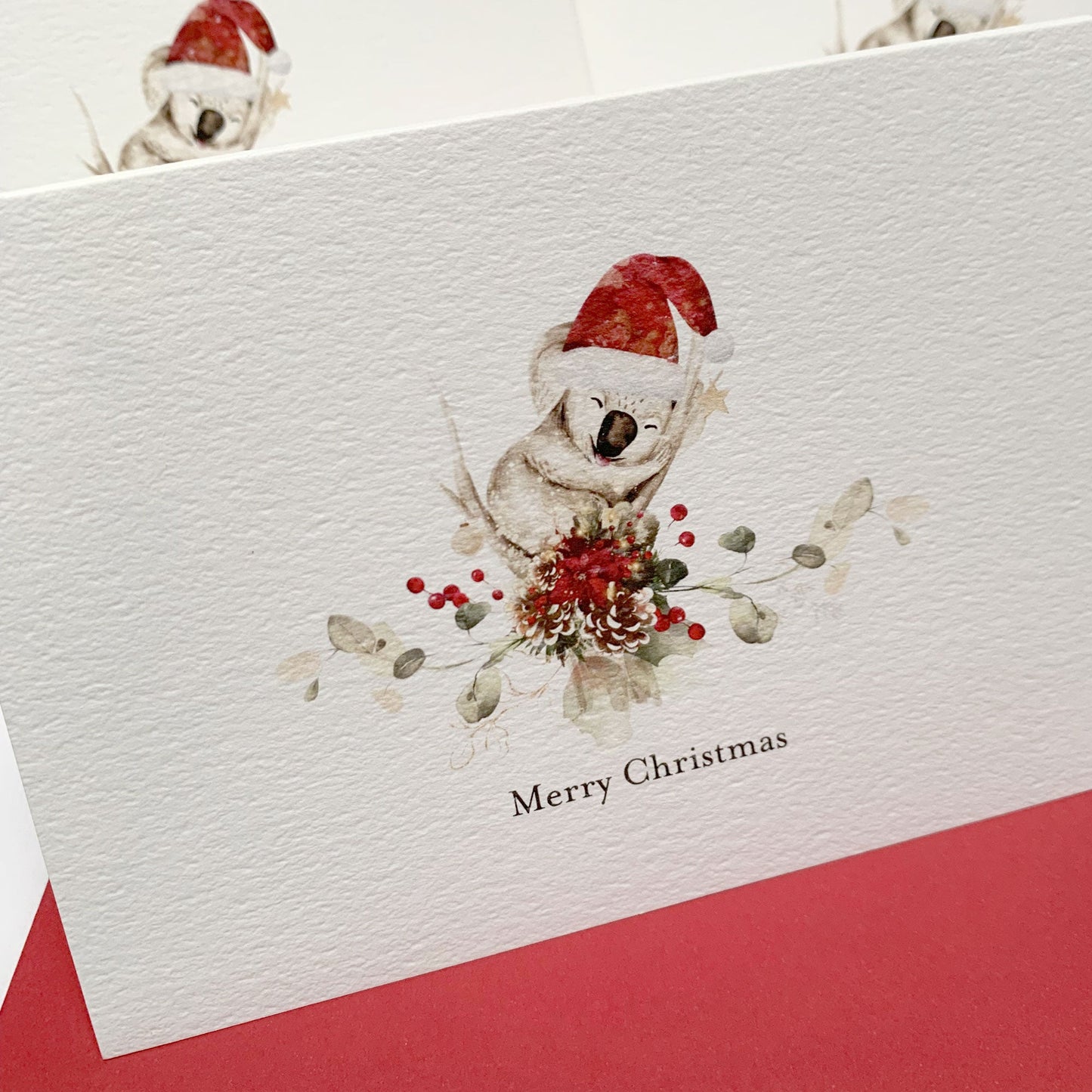 Koala Christmas Card, Luxury Australian Christmas Greeting Cards