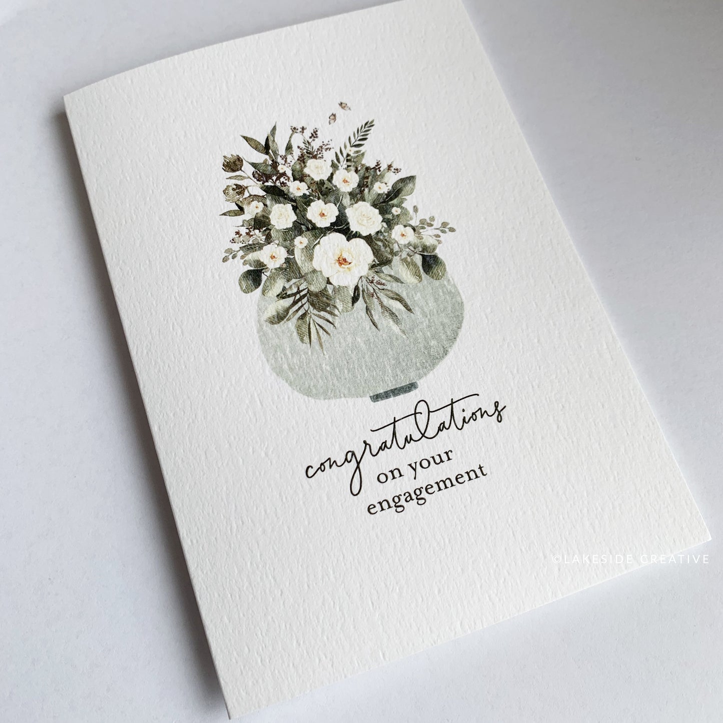 Engagement Card, Engagement Congratulations Greeting Card