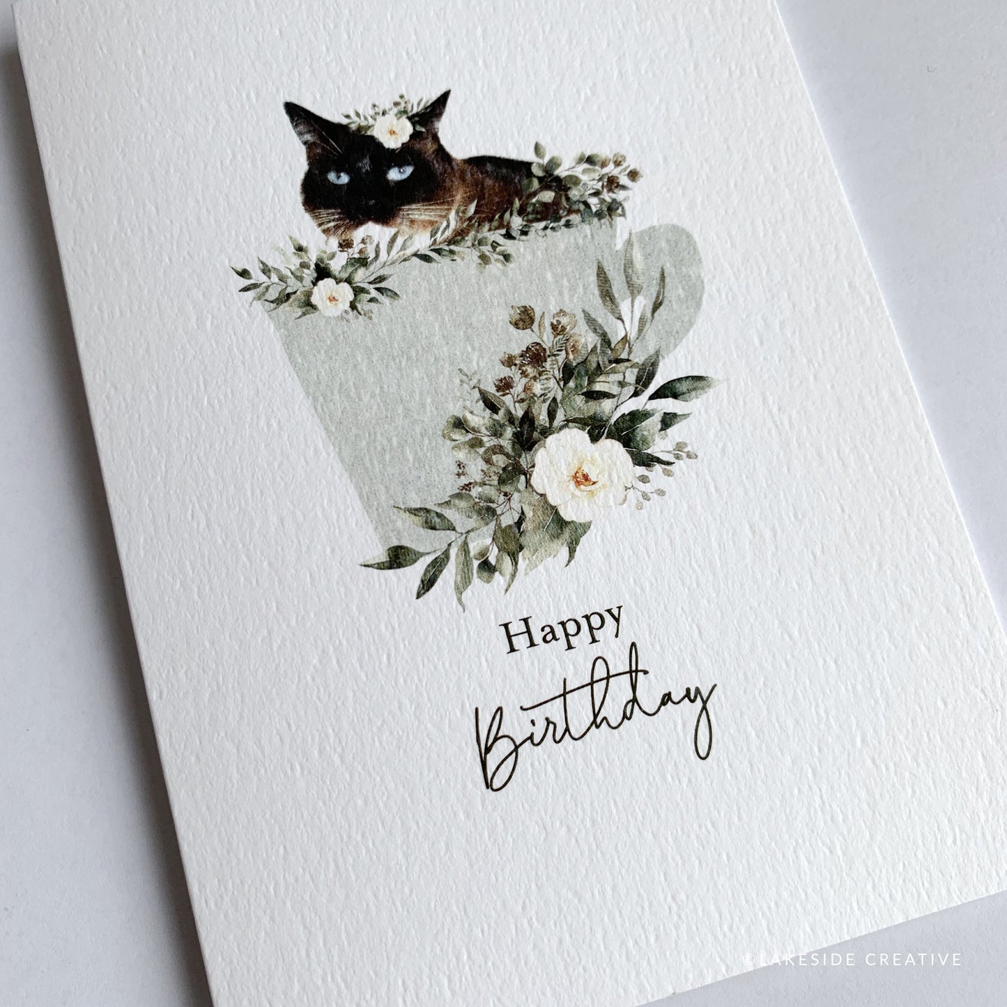 Cat In A Mug Birthday Card