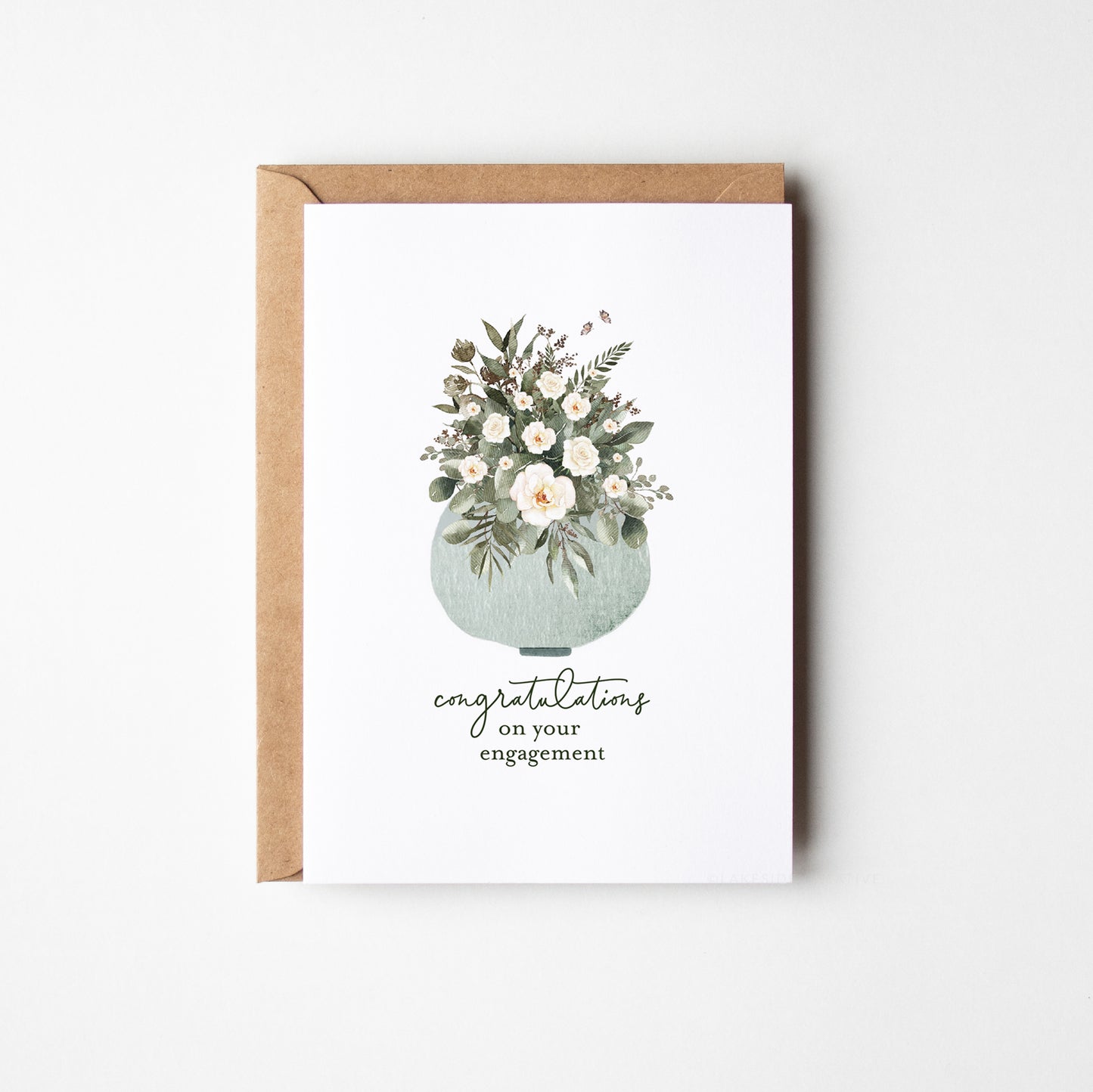 Engagement Card, Engagement Congratulations Greeting Card