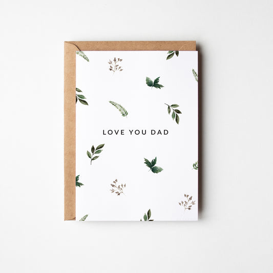 Love You Dad - Father's Day Card