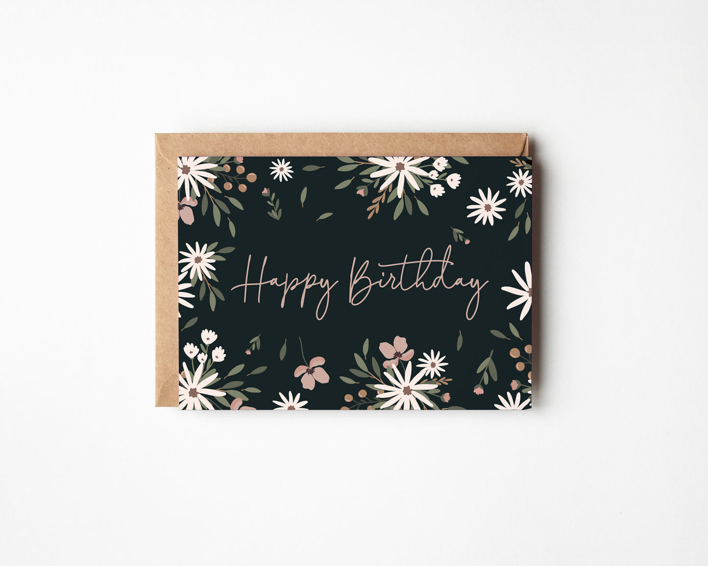 Happy Birthday Flower Card