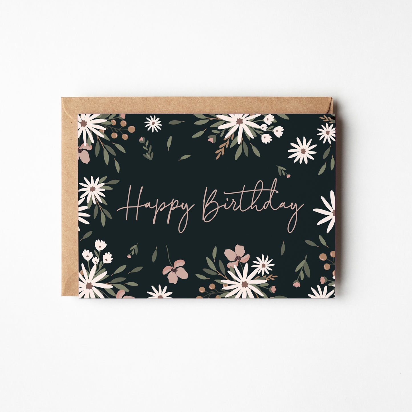 Happy Birthday Flower Card