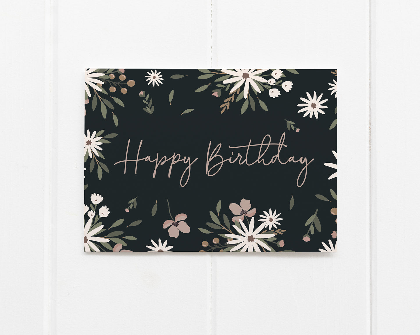 Happy Birthday Flower Card