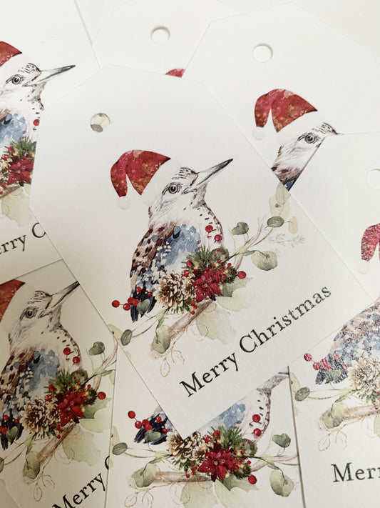 Kookaburra Christmas Gift Tags - Pack of 12