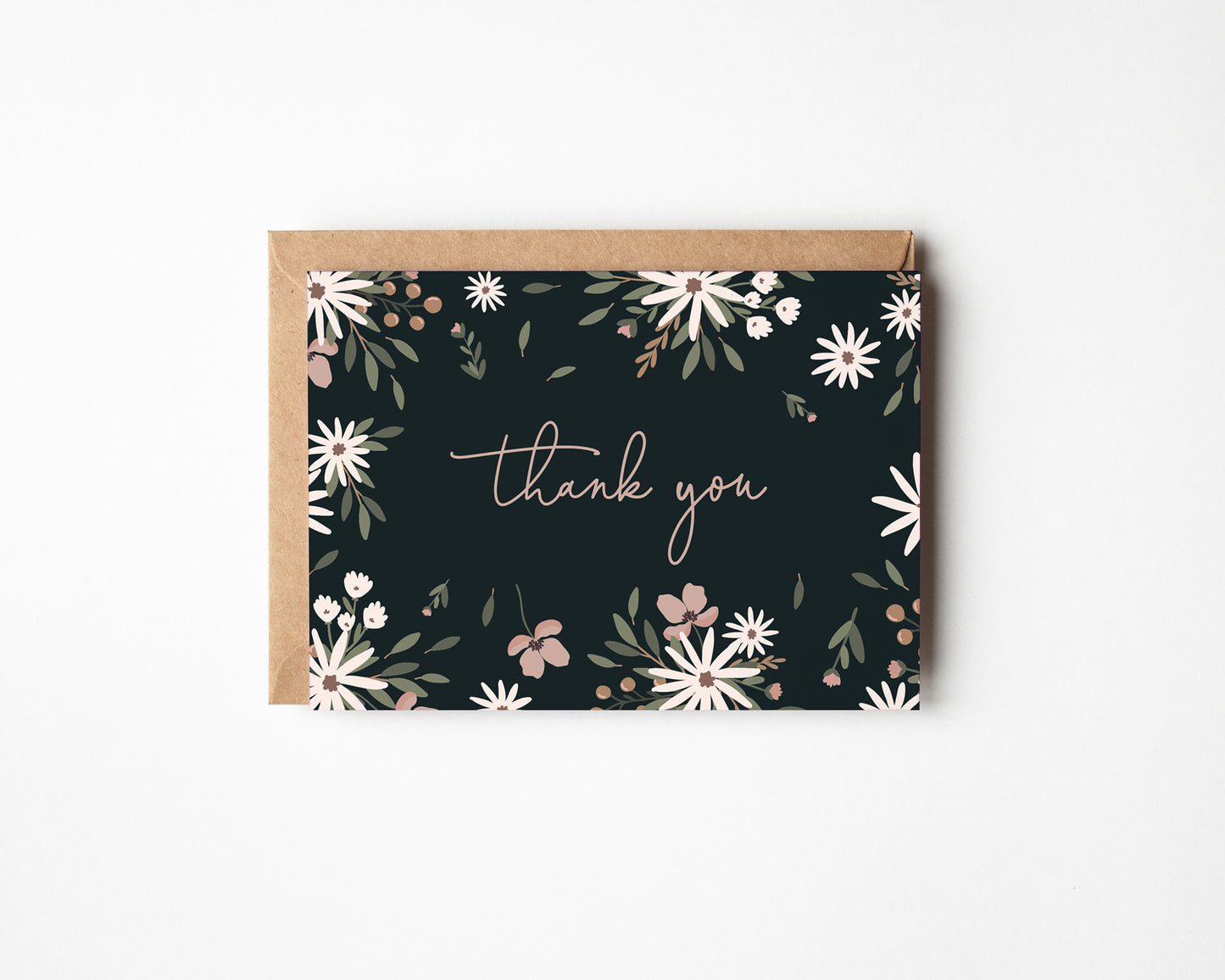 Thank You Flower Card