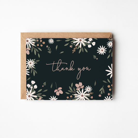 Thank You Flower Card