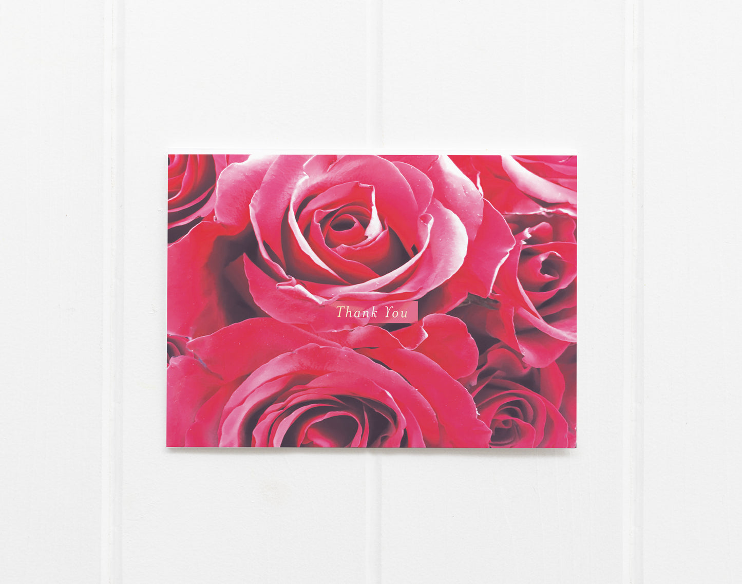 Bunch of Rose Flowers Thank You Card